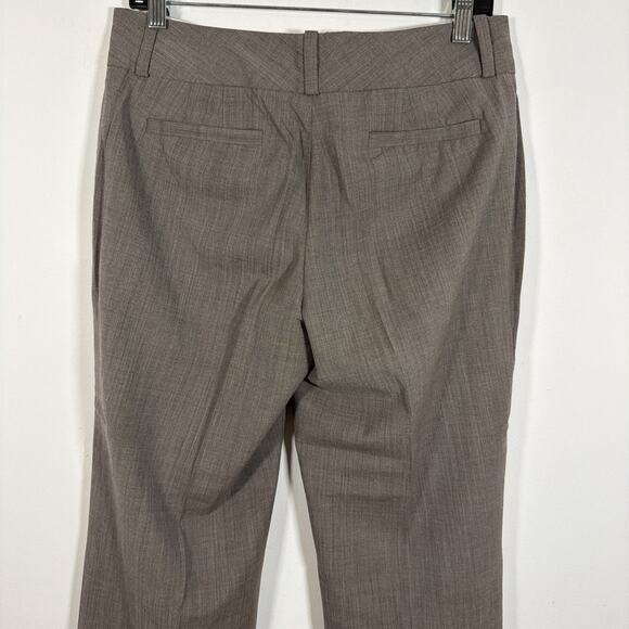 Banana Republic Jackson Fit Trouser Slacks Pant 16 Brown Wool Wide Leg Stretch - Picture 5 of 9